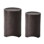 Tables d'appoint extérieures en béton COSIEST (lot de 2)