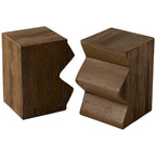 Tables d'appoint extérieures en béton COSIEST (lot de 2)
