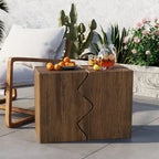 Tables d'appoint extérieures en béton COSIEST (lot de 2)