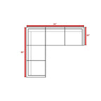 Groupe de sièges modulaires LSI 5 pièces en rotin avec coussins Sunbrella