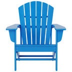 Chaise Adirondack d'extérieur toutes saisons écologique Polytrends Altura avec pouf et table d'appoint (ensemble de 3 pièces)