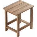Table d'appoint carrée d'extérieur WINSOON Adirondack, table de patio résistante aux intempéries