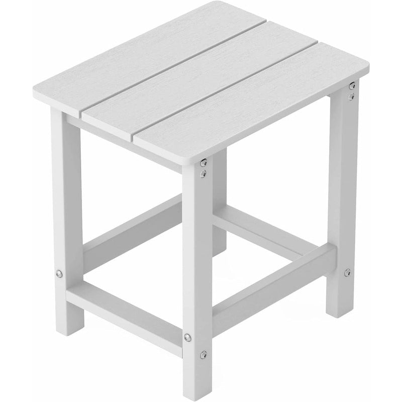 Table d'appoint carrée d'extérieur WINSOON Adirondack, table de patio résistante aux intempéries