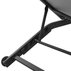 Corvus Antonio Chaise longue d'extérieur contemporaine réglable en tissu-écharpe