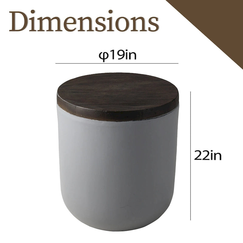 Table d'appoint d'intérieur/extérieur en forme de bol COSIEST