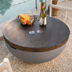 Table d'appoint d'intérieur/extérieur en forme de bol COSIEST