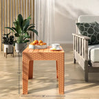 Table d'appoint d'extérieur en résine Trillia