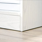 Table d'appoint moderne HOMCOM avec tiroir, Table d'appoint compacte avec étagère de rangement ouverte pour salon ou chambre à coucher