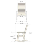 BAHIA VERDE OUTDOORS Fauteuil à bascule Riverside