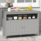 Moasis 44 Table de bar d'extérieur avec armoire de rangement et étagères