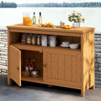 Moasis 44 Table de bar d'extérieur avec armoire de rangement et étagères