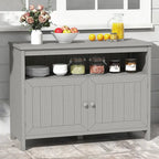 Moasis 44 Table de bar d'extérieur avec armoire de rangement et étagères