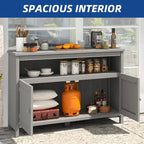 Moasis 44 Table de bar d'extérieur avec armoire de rangement et étagères