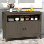 Moasis 44 Table de bar d'extérieur avec armoire de rangement et étagères