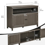 Moasis 44 Table de bar d'extérieur avec armoire de rangement et étagères