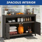 Moasis 44 Table de bar d'extérieur avec armoire de rangement et étagères