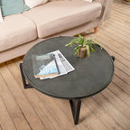Table basse/d'appoint ronde d'extérieur en béton léger COSIEST