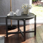 Table basse/d'appoint ronde d'extérieur en béton léger COSIEST