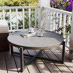 Table basse/d'appoint ronde d'extérieur en béton léger COSIEST