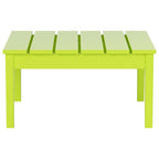 Table de conversation carrée moderne Polytrends Shoreside en PEHD écologique, résistante aux intempéries, 81 cm