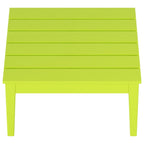 Table de conversation carrée moderne Polytrends Shoreside en PEHD écologique, résistante aux intempéries, 81 cm