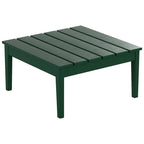 Table de conversation carrée moderne Polytrends Shoreside en PEHD écologique, résistante aux intempéries, 81 cm