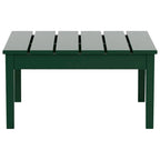 Table de conversation carrée moderne Polytrends Shoreside en PEHD écologique, résistante aux intempéries, 81 cm