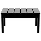 Table de conversation carrée moderne Polytrends Shoreside en PEHD écologique, résistante aux intempéries, 81 cm