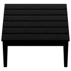 Table de conversation carrée moderne Polytrends Shoreside en PEHD écologique, résistante aux intempéries, 81 cm