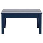 Table de conversation carrée moderne Polytrends Shoreside en PEHD écologique, résistante aux intempéries, 81 cm