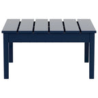 Table de conversation carrée moderne Polytrends Shoreside en PEHD écologique, résistante aux intempéries, 81 cm