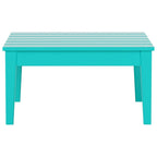 Table de conversation carrée moderne Polytrends Shoreside en PEHD écologique, résistante aux intempéries, 81 cm