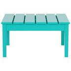 Table de conversation carrée moderne Polytrends Shoreside en PEHD écologique, résistante aux intempéries, 81 cm