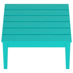 Table de conversation carrée moderne Polytrends Shoreside en PEHD écologique, résistante aux intempéries, 81 cm