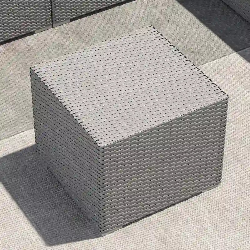 Corvus Ensemble de canapé modulable 10 pièces gris
