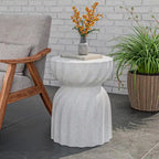 Table d'appoint ronde d'extérieur COSIEST de 14 pieds