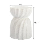 Table d'appoint ronde d'extérieur COSIEST de 14 pieds