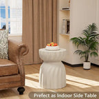 Table d'appoint ronde d'extérieur COSIEST de 14 pieds