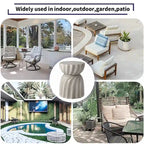 Table d'appoint ronde d'extérieur COSIEST de 14 pieds