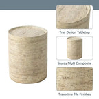 Table d'appoint ronde d'extérieur COSIEST de 14 pieds