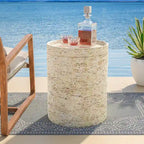 Table d'appoint ronde d'extérieur COSIEST de 14 pieds