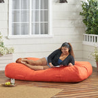 Coussin de sol Carol Outdoor 183x91 cm par Christopher Knight Home