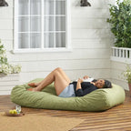 Coussin de sol Carol Outdoor 183x91 cm par Christopher Knight Home