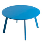 Table basse ronde d'extérieur en acier