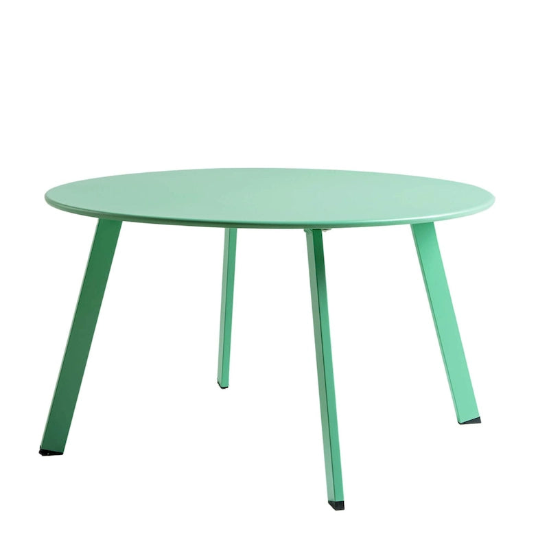 Table basse ronde d'extérieur en acier