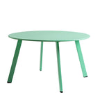 Table basse ronde d'extérieur en acier