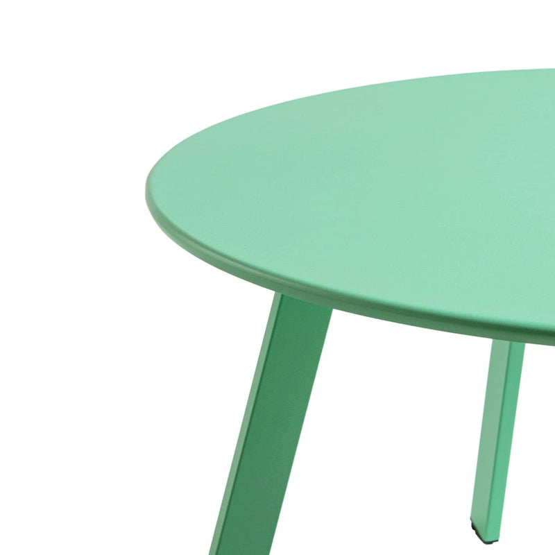 Table basse ronde d'extérieur en acier