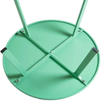 Table basse ronde d'extérieur en acier