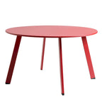 Table basse ronde d'extérieur en acier