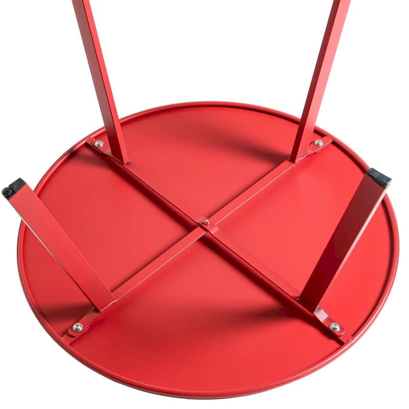 Table basse ronde d'extérieur en acier